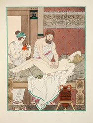 Medizinische Massage, Illustration aus 