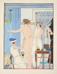 Medizinische Massage, Illustration aus 