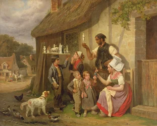 Der reisende Gipsfigurenverkäufer, 1883