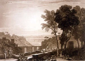 Die Brücke und Ziegen, aus dem 