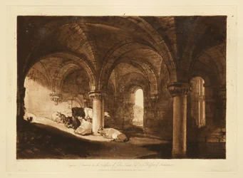 Krypta der Kirkstall Abbey