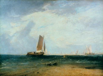 Fischen auf dem Blythe Sand, Flut setzt ein, 1809