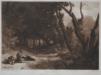 Liber Studiorum: Procris und Cephalus