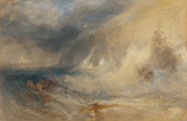 Longships-Leuchtturm, Land’s End, um 1834-35