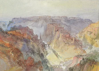 Stadt Luxemburg vom Fetschenhof, 1839-1840
