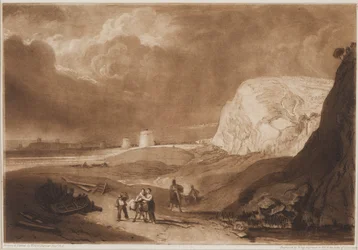 Martello-Türme in der Nähe von Bexhill, Sussex, 1811
