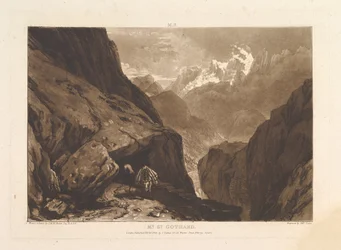 Mt. St. Gothard Liber Studiorum, Teil II, Tafel 9, 20. Februar 1808