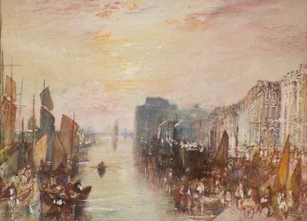 Flusslandschaft, Le Havre, um 1832