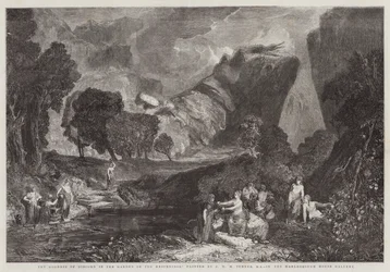 Die Göttin der Zwietracht im Garten der Hesperiden, in der Marlborough House Gallery