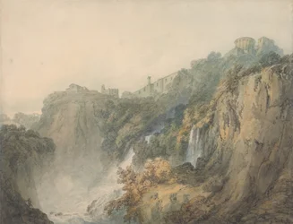 Tivoli mit dem Sibyllentempel und den Kaskaden
