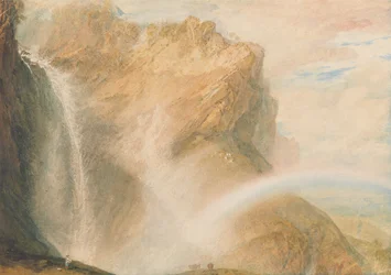 Oberer Reichenbachfall: Regenbogen