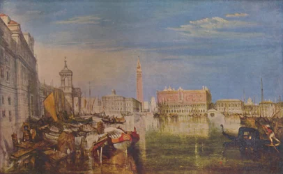 Venedig - Canaletti-Gemälde, um 1833, 1925