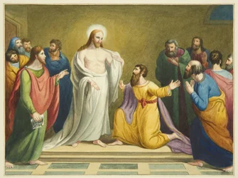 Kopie des Altarbildes von John King in der St. Thomas-Kirche