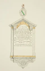 Denkmal für George Weare und seine Frau in der St. Thomas-Kirche