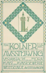 Ein Plakat für das Kölner Kunstfestival 1905, 1905