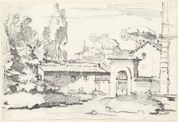 Eingang zu den Gärten der Villa Giulia