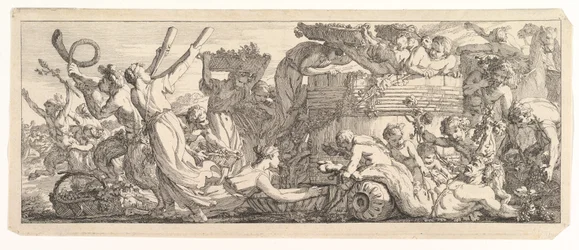 Die Ankunft des Weinfasses, ca. 1755