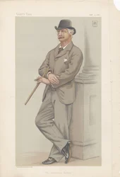 Coutts Lindsay, Die Grosvenor Gallery aus Vanity Fair, 3. Februar 1883