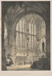 Architektur des Mittelalters: In St. Jacques, Dieppe, Ostende, Innenansicht