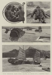 Von Aberdeen, Hongkong-Insel, nach Macao in einem Torpedoboot
