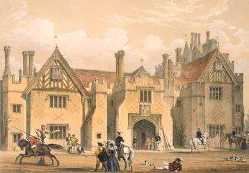 Turnierübung, Compton Wynyates, Warwick, Mitte 1600er