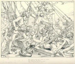 Illustration für Coleridges Rime of The Ancient Mariner