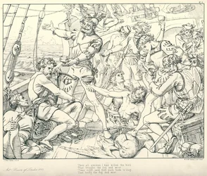 Illustration zu Coleridges Rime of The Ancient Mariner