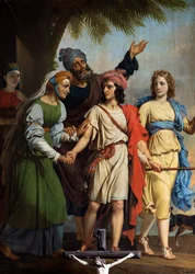 Abreise des jungen Tobias von Jozef Paelinck, erste Hälfte des 19. Jahrhunderts