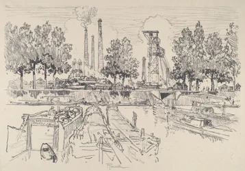 Kohleminen, Monceau, Frankreich, 1911