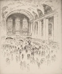 Halle, Grand Central, New York, 1919