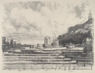 Eleusis, der Boden des Tempels, 1913