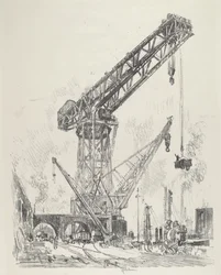 Hergestellt in Deutschland, der Große Kran, 1916