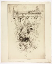 Über die Waterloo-Brücke, Kirche und Arbeit