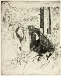 Die Brücke von Alcantara, Toledo