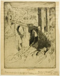 Die Brücke von Alcantara, Toledo