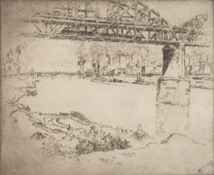 Die Stadtbrücke, St. Louis, 1919