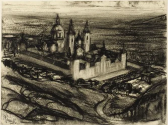 Der Escorial vom Sitz von Philipp