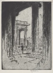 Das Portikus, Britisches Museum