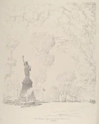 Die Statue, New York Bay, 1910