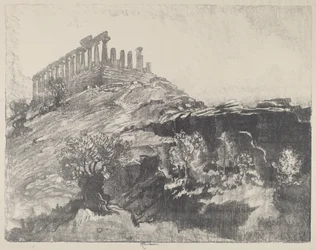 Der Tempel der Concordia an der Mauer, Girgenti
