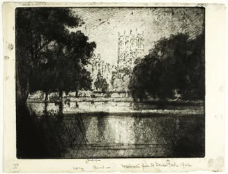 Westminster Türme, vom Saint James Park aus