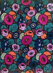 Entwurf für einen bedruckten Stoff von Joseph Percy Bilbie (1879-1949), ca. 1920