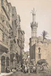 88. Eine Straße in Rosette, 1843