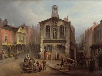 Die alte Moot Hall, Leeds, ca. 1825