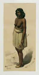 Eingeborenenmädchen aus Woolongong (Wollongong), Australien