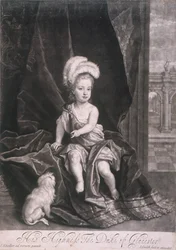 William, Herzog von Gloucester, als Kind, ca. 1720
