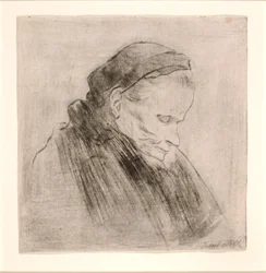 Schlafende Frau