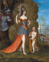 Porträt einer Dame als Minerva