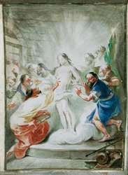 Der auferstandene Christus erscheint den Jüngern