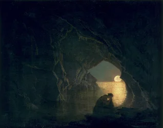 Eine Grotte mit der Figur von Julia, 1780
